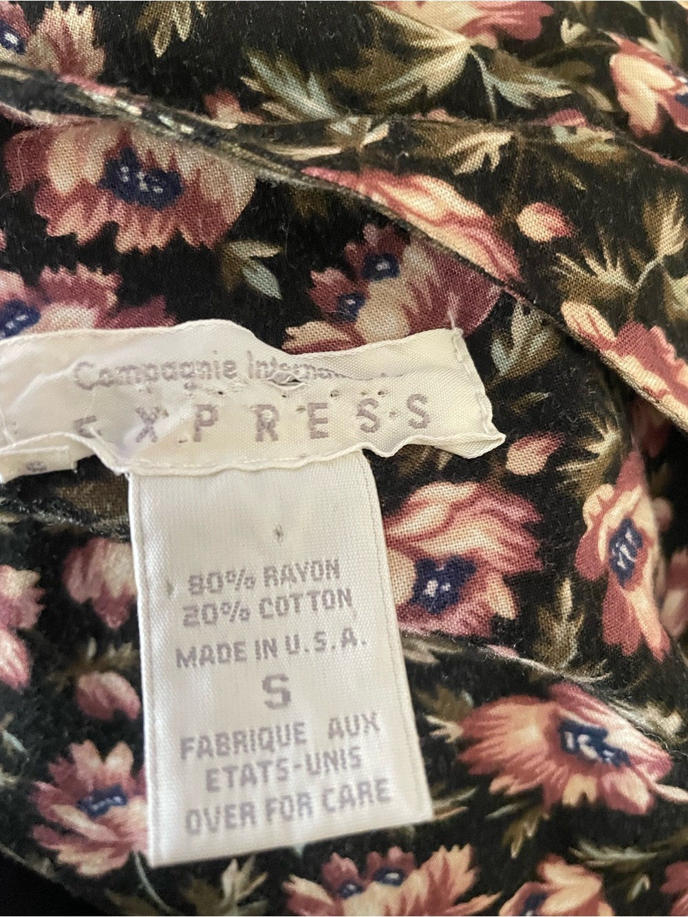 Compagnie Internationale Express Vintage 90s Daisy Button Floral Midi Maxi Dress - Picture 2 of 4
